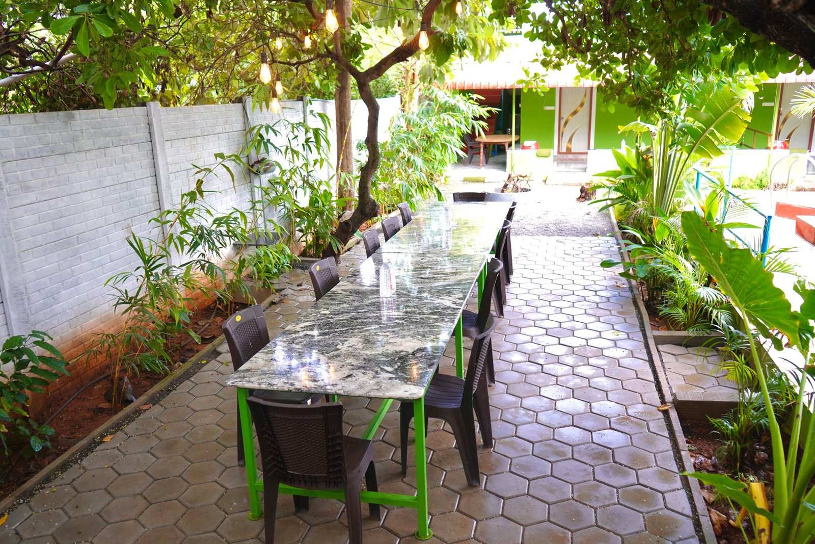 Green Aura Resort property in Auroville